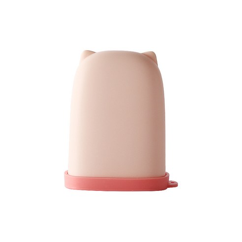 실리콘 비누 상자 뚜껑 여행 휴대용 밀봉 방수 비누 상자 가정용 욕실 화장실 비누 받침대, 핑크/핑크