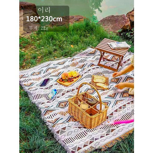DFMWI.피크닉 매트.Picnic mat.--피크닉 매트 피크닉 패드 습기 방지 패드에 두꺼운 아웃도어 매트 인스풍 비치 패드 방수 캠핑 휴대용, Erie180*230Cm