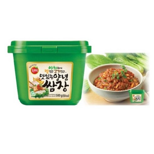 진미식품 맛있는 양념 쌈장, 500g, 2개