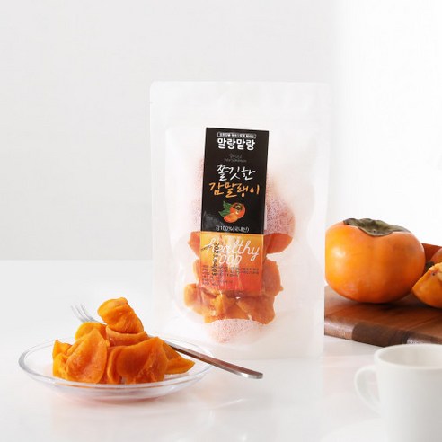 말랑말랑 씨없는 청도 감말랭이 500g 600g 700g, 100g (6봉), 6개