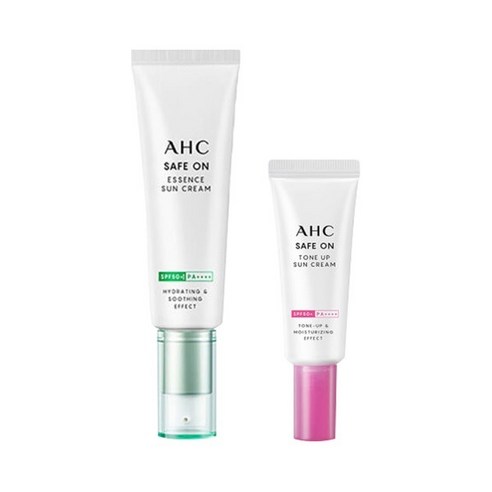 ahc선쿠션 AHC 세이프온 에센스 선크림 50ml+톤업 20ml  Best 5