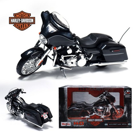 마이스토 1:12 할리데이비슨 오토바이 피규어 수집품 모터사이클 바이크, 2015 street glide special, 1개