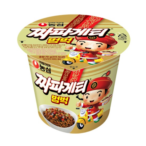 농심 짜파게티 범벅 70g, 12개