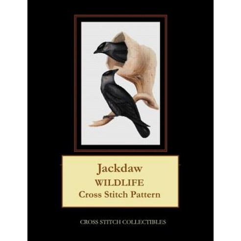 (영문도서) Jackdaw: Wildlife Cross Stitch Pattern Paperback, Independently Published, English, 9781090163653