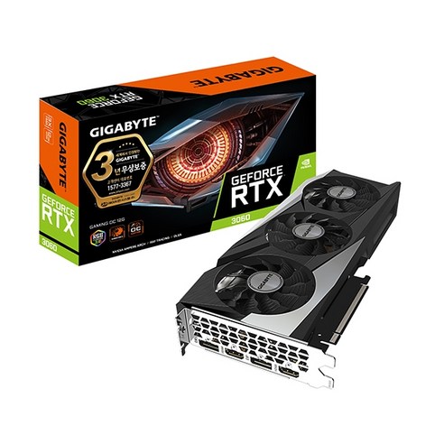 지포스3060 추천 기가바이트 지포스 RTX 3060 Gaming OC D6 12GB 피씨디렉트 그래픽카드 – 게이머를 위한 강력한 선택 순위 구매가이드 후기 가격 비교