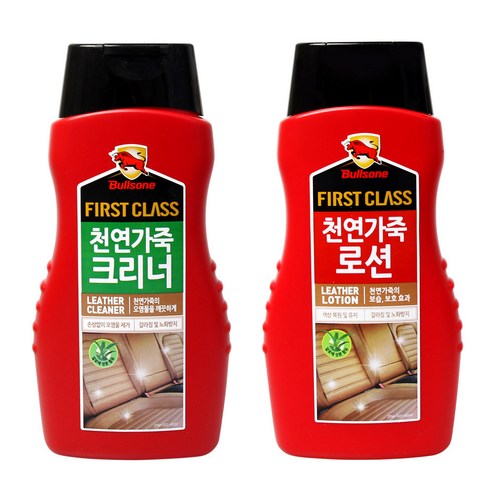 불스원 퍼스트클래스 천연가죽 크리너.로션 300ml 택1, 크리너, 1개, 0.3l