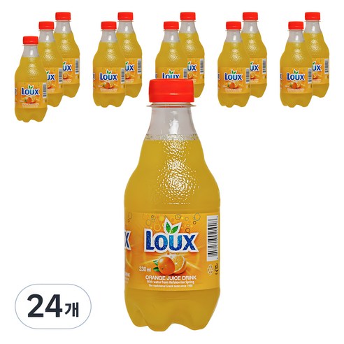 LOUX 오렌지, 330ml, 24개