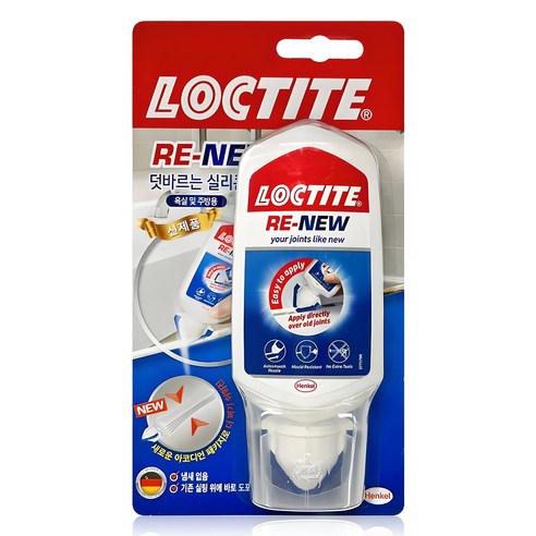 록타이트 리뉴 화이트 덧바르는 실리콘 80ml, 1개