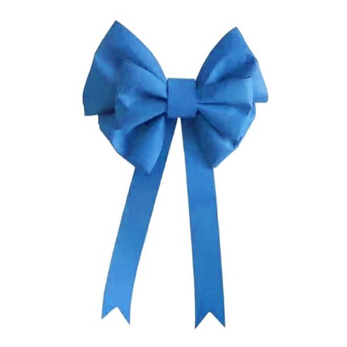 Bowknot 장식 소품 액세서리 장식품 배경 벽 결혼식 휴가를위한 큰 활, 옥스포드 원단, 라이트 블루