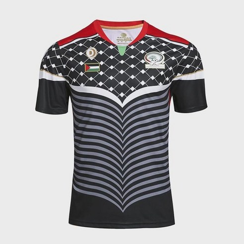 2023 팔레스타인 홈앤어웨이 럭비 반팔 남자 유니폼 Palestinian rugby jersey