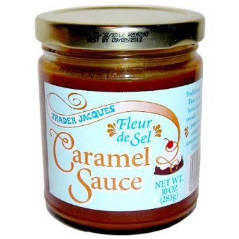 3 Jars Trader Jacque's Fleur de Sel Caramel Sauce 3병 트레이더 자크의 플뢰르 드 셀 카라멜 소스, 1개