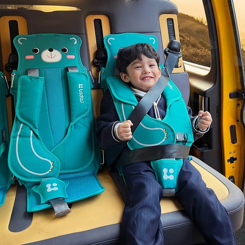 안전하고 편안한 어린이 통학버스 여행을 위한 프로피 그룹2(W3) 어린이 통학버스 안전벨트 평가인증 카시트