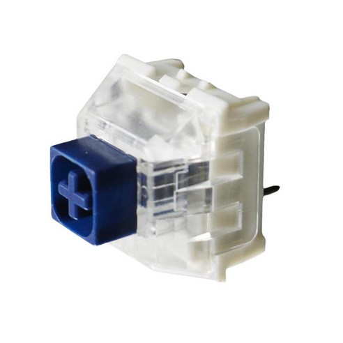 기계식 게임용 키보드용 박스 스위치 3핀 스위치 IP56 SMD 호환 플레이트 장착, 해군, 0.6x0.6x0.6 인치, 플라스틱