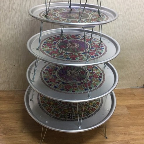 손할매 옛날 접이식 양은발상 양은밥상 옛날밥상 레트로감성밥상, 4호왕왕대60.5cm