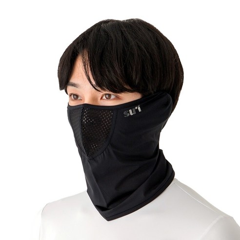 [수이골프 A형] 스포츠 마스크 UV 자외선 차단 얼굴 햇빛가리개 골프 등산 조깅 바이크, A-8 블랙
