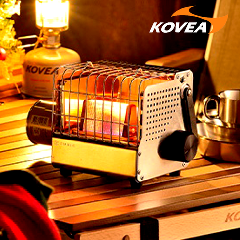 감성을 녹인 따뜻함, 코베아 큐빅 가스히터로 낭만적인 캠핑을!