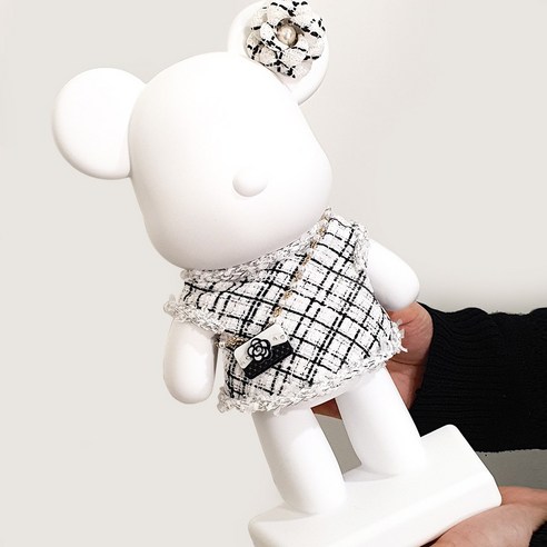 르마엔베어 28cm 토이베어 석고방향제 빅베어브릭 대형 디퓨저, 화이트 드레스 (에어디향) Best Top5