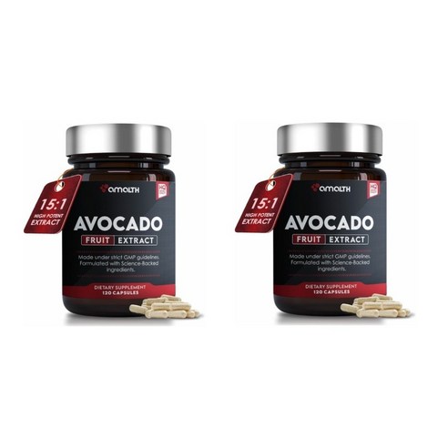 아보카틴b 1000mg 아보카도 추출물 120캡슐 2개 아보카딘 B AMALTH 아말스
