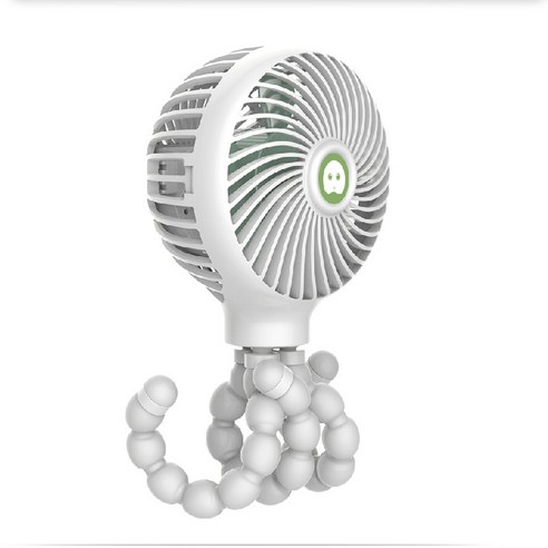 Ailim 각도 조절 휴대용 미니 선풍기, 쌀 화이트