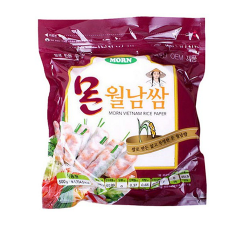   MORN 월남쌈 원형, 500g, 1개