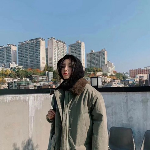 서포티 니트 바라클라바 넥워머 겨울 모자, 차콜그레이