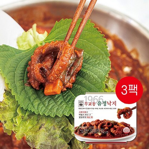 [무교동유정낙지] 낙지볶음 300gX3팩, 3개