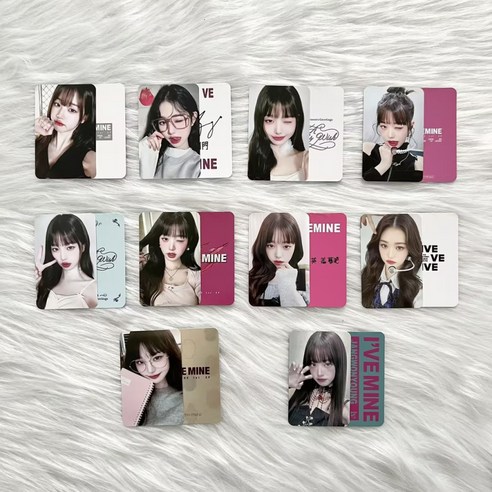 IVE 아이브 장원영 미니1집 Switch 스위치 포카 굿즈 스페셜 포토카드 10장, B