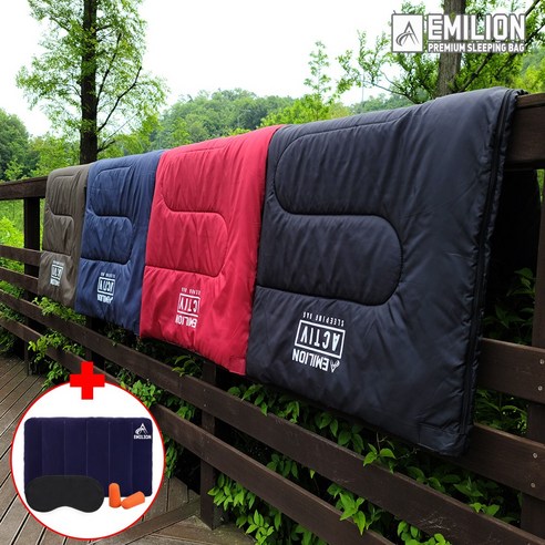 자연을 품은 편안한 휴식, 에밀리온 액티브 캠핑 침낭 이불