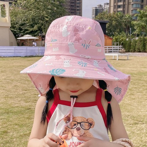 애니멀 유아 플랩캡 아동 아기 수영모자 햇빛 차단
