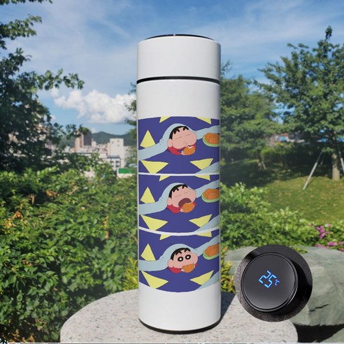 크레용 작은 새로운 보온병 소년 학생 인터넷 연예인 컵 슈퍼 핫 워터 컵 귀여운 스마트 열 패션, 색깔10, 하나