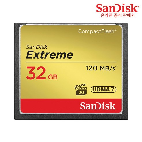 샌디스크 CF Extreme CFXSB 우체국택배 당일발송 카메라메모리, 128GB