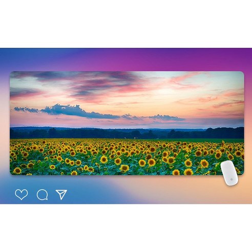 Literally sell 풍경화 게이밍장패드 각지의 풍경을 음미하고 마음을 느긋하게 하다 두꺼운 고탄력 손목 보호 방수 세척 용이 마우스 패드, 19