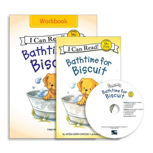 I Can Read Book MF-01 Bathtime for Biscuit (Book+CD+WB)