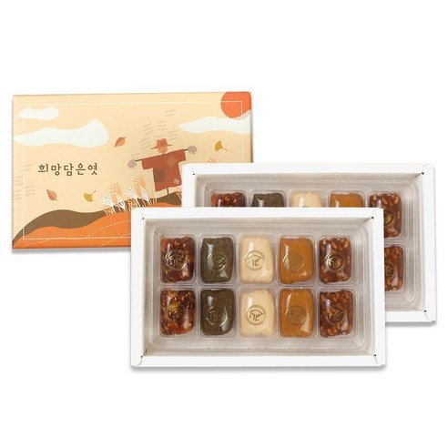맹글담 희망담은 엿 선물 세트, 120g, 2개