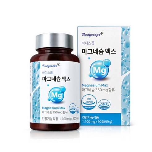 바디스콥 마그네슘 1 100mg x 90정 눈떨림 근육영양제, 1개