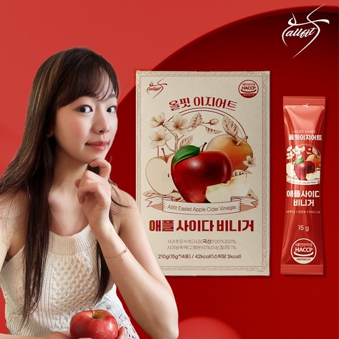 상큼한 건강 습관, 당 제로 애사비 올핏 이지어트 액상 스틱으로 시작하세요! 고농축애사비스틱
