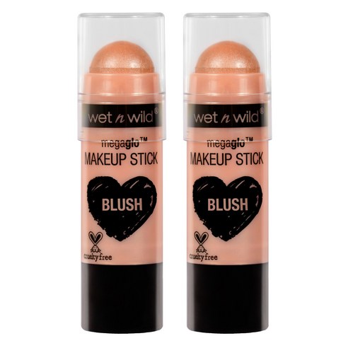 웻앤와일드 메가글로 메이크업 스틱, Hustle and Glow, 2개