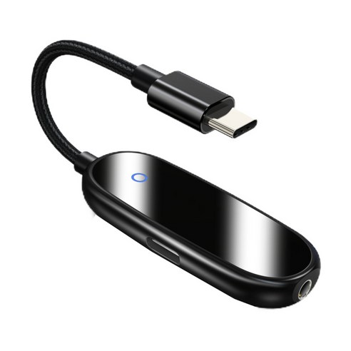 USB-C 분배기 오디오 + 충전 어댑터 프리미엄 스테레오, C형 3.5mm까지, 16cm, 플라스틱