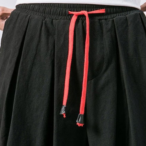 시원함과 스타일을 동시에! 여름을 쾌적하게 만들어줄 남성 아이스 하렘 조거 팬츠