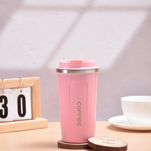스테인레스 탐블러 컵 510ml, 핑크, 1개