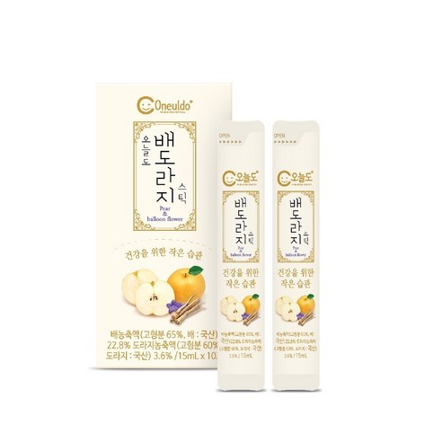 오늘도 배도라지스틱 15ml, 150ml, 3개