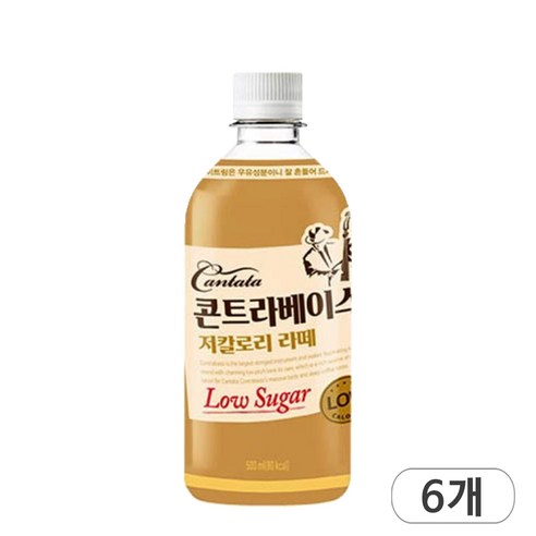 롯데 칸타타 콘트라베이스 블랙, 24개, 500ml