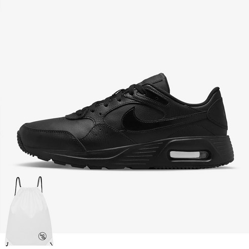 나이키 남자 레더 AIRMAX 런닝화 블랙 + PGN짐쌕가방