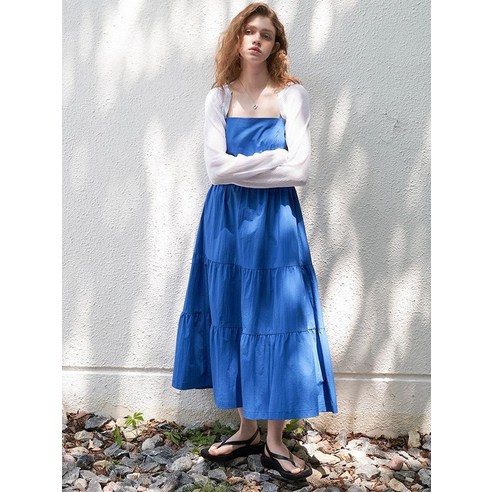 민소매 롱 원피스 OW3MCO606DT