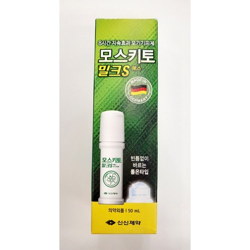 신신제약 모스키토 밀크 해충기피제, 50ml, 3개