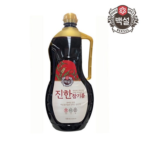 백설 진한참기름 1.5L, 1개