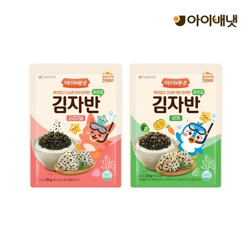 아이배냇 김자반 2종세트, 25g, 2개