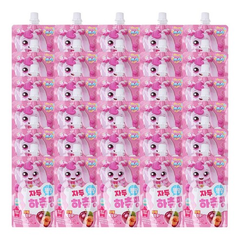 캐치티니핑 자두 퐁당 하츄핑 음료수, 10개, 100ml