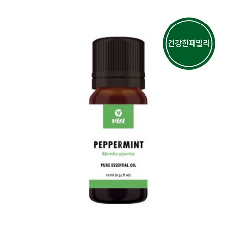 비사이 천연 아로마 페퍼민트 퓨어 에센셜 오일 10ml -VISI Peppermint, 1개