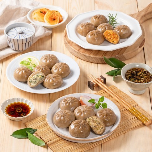 맛있고 건강한 간편식: 굽네 닭가슴살 만두 3종 혼합